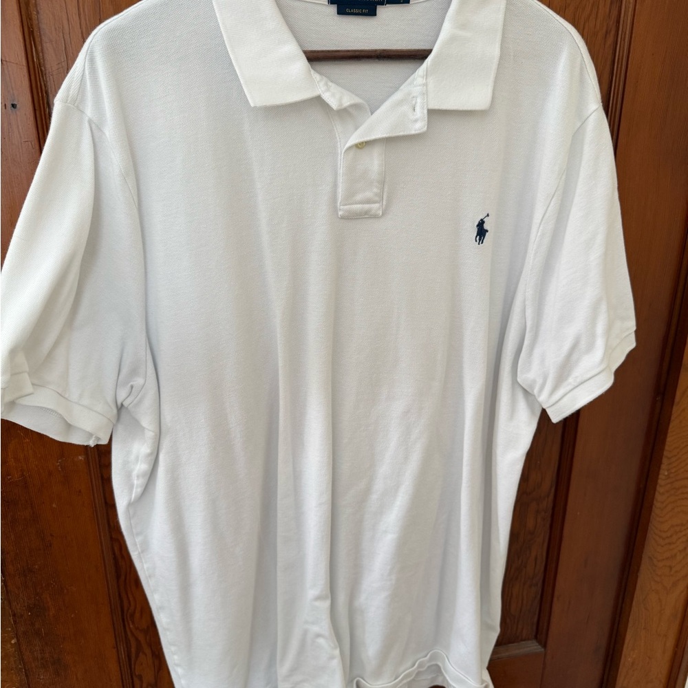 Ralph Lauren White Polo Shirt